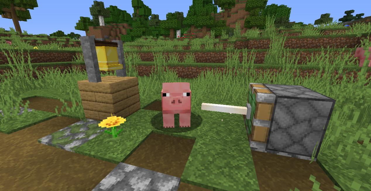 我的世界小型猪灵堡垒怎么做,我的世界教你做带猪圈的房子