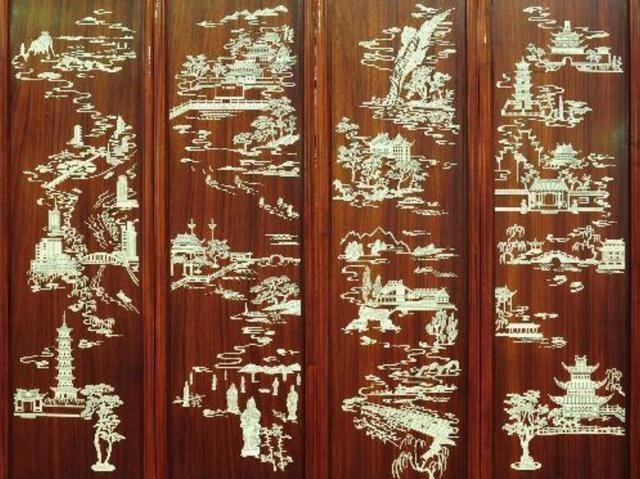 常见的木头镶嵌工艺有哪些类型,非遗木艺镶嵌