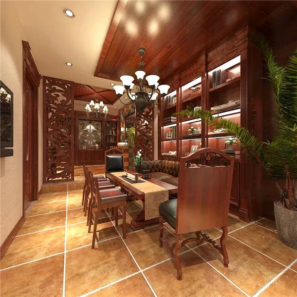 浓墨又重彩美式浓郁派——东北设计群英汇签约设计师王硕作品展示