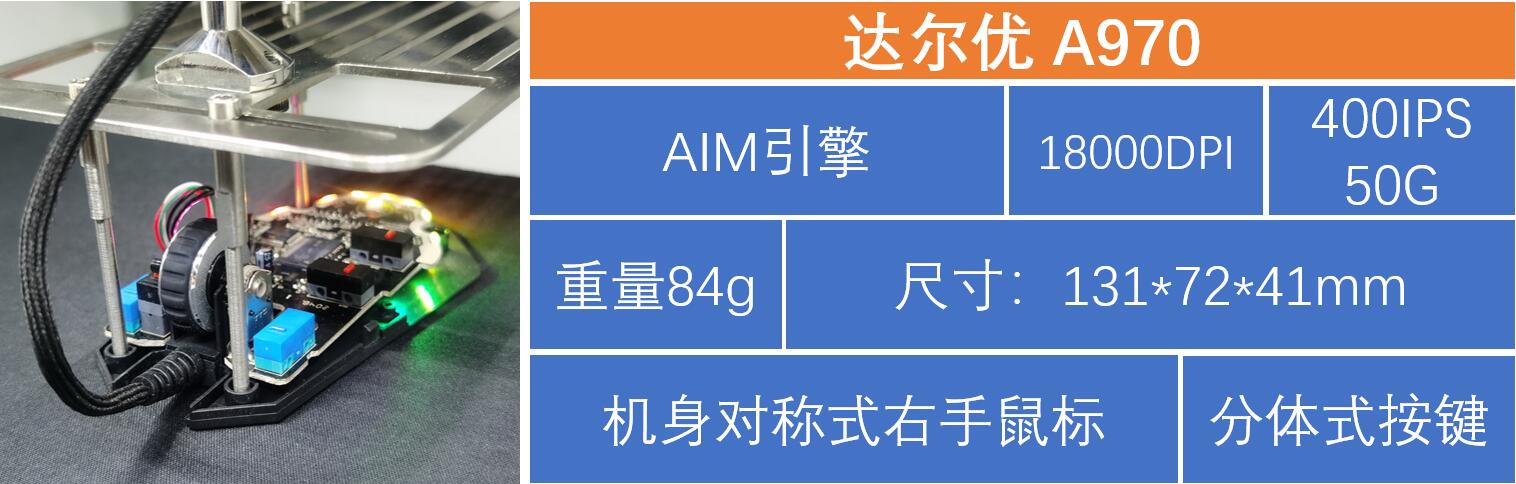 达尔优机甲版a970,达尔优a970鼠标怎么调灵敏度