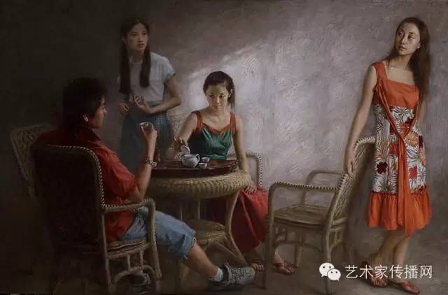 王剑的绘画作品欣赏,画家王剑粉笔画作品欣赏