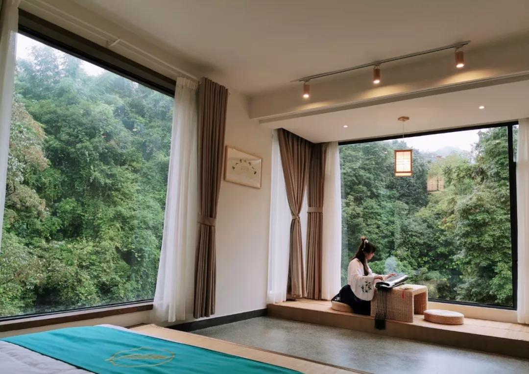 成都民宿推荐青城山,青城山花娟树屋民宿