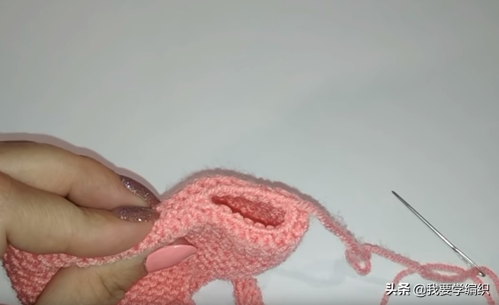 新生儿鞋袜秋冬0-3个月系带,宝宝鞋袜的编织方法全教程