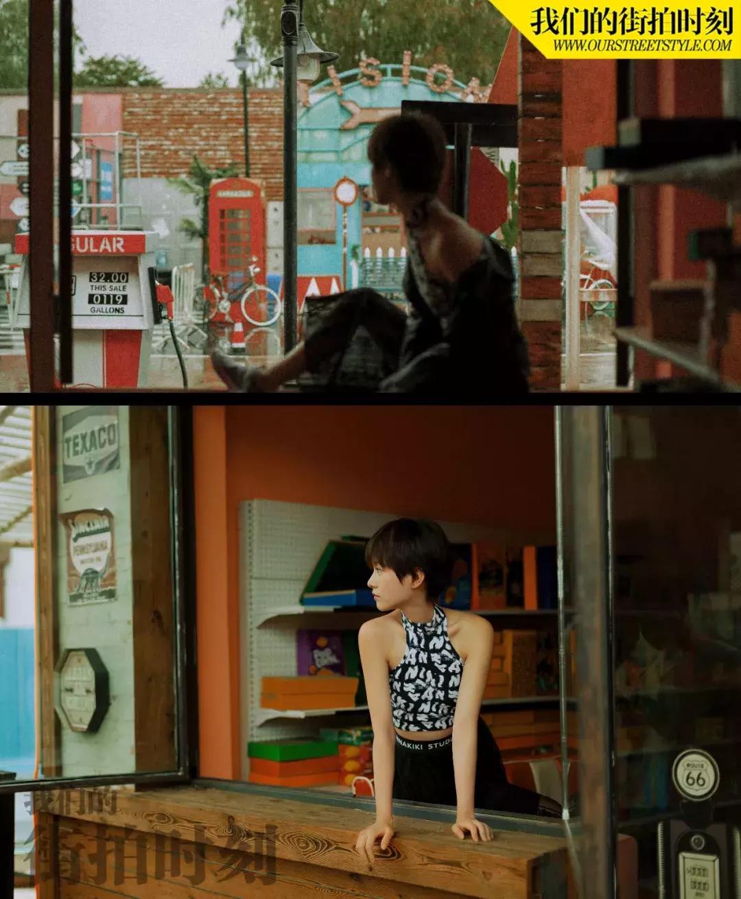 谭松韵张新成同款衣服,热依扎新剧同款黑色衣服