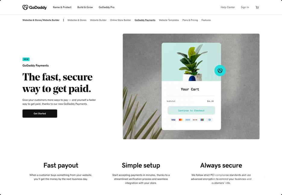 godaddy收款信息,godaddy有几种支付方式