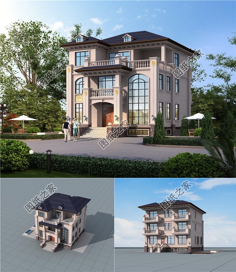 三层楼简单的平面图,45平米三层楼平面图