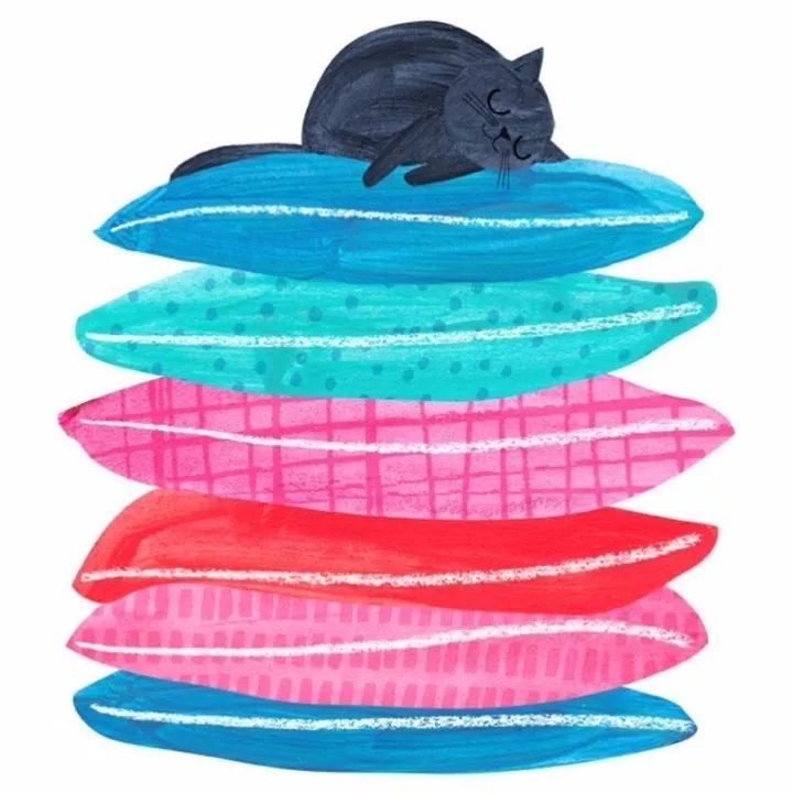 姑娘1天画1只猫坚持了100天 (坚持画猫100天的姑娘太有才了)