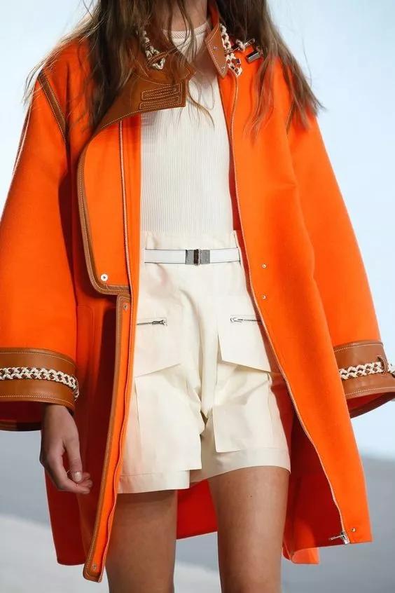 爱马仕什么颜色好搭配,高级配色爱马仕橙色配白色