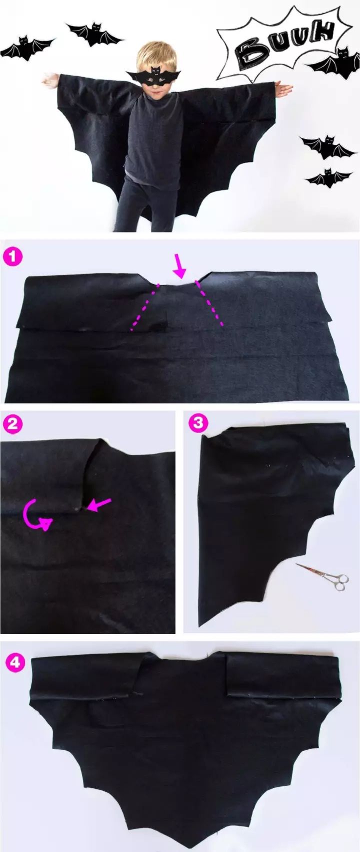 儿童万圣节服装制作diy,万圣节服装怎么做小孩儿能穿的