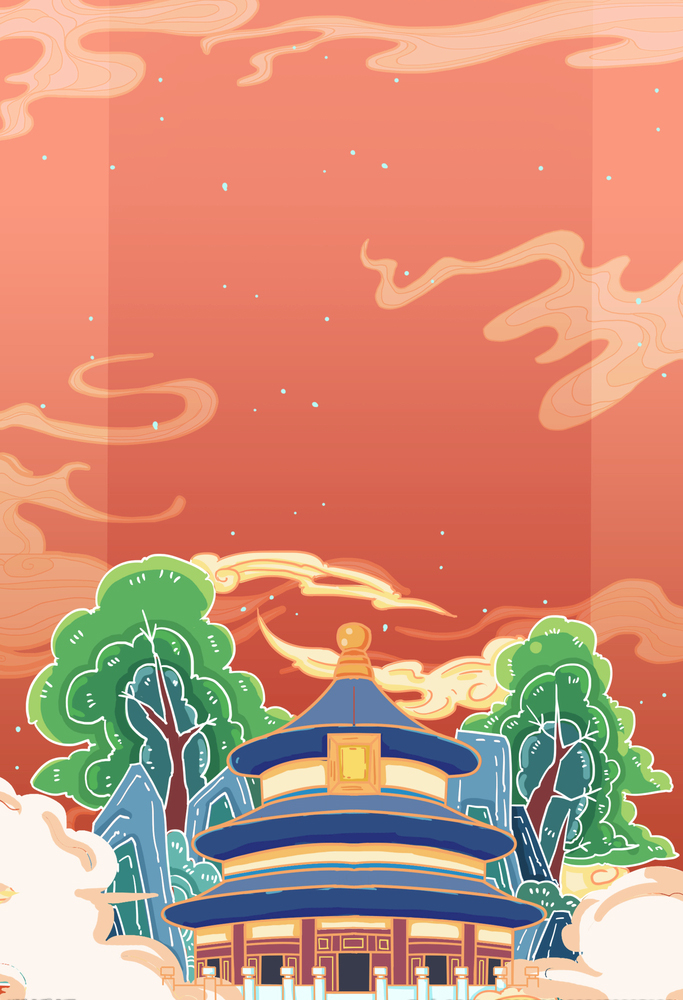 手绘国潮壁纸1920*1080,国潮壁纸图片保存