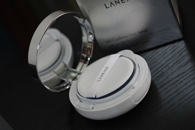 兰芝双层双效气垫粉霜测评,兰芝雪润气垫好不好