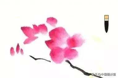 桃花国画画法,桃花的画法国画