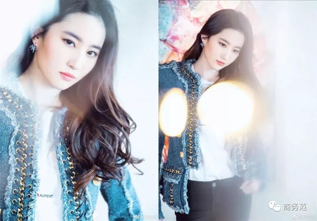 刘亦菲尚美头冠,刘亦菲黑色礼服戴皇冠迪奥