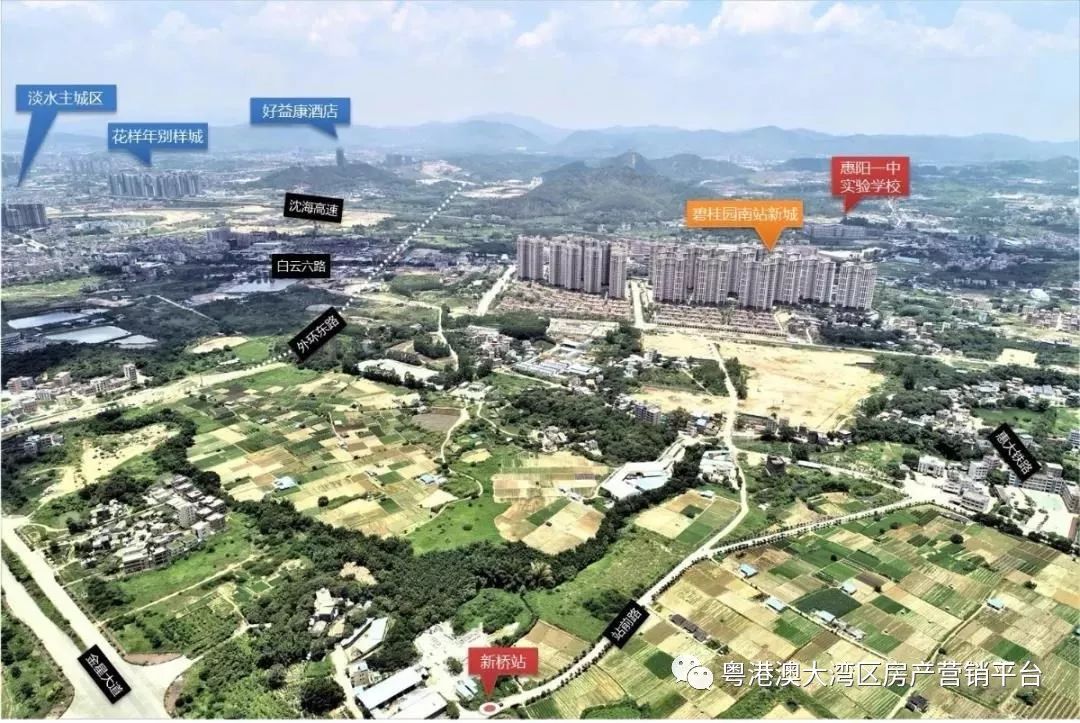 深圳地铁14号线惠州段白云站位置,深圳14号线惠州段最新站点规划