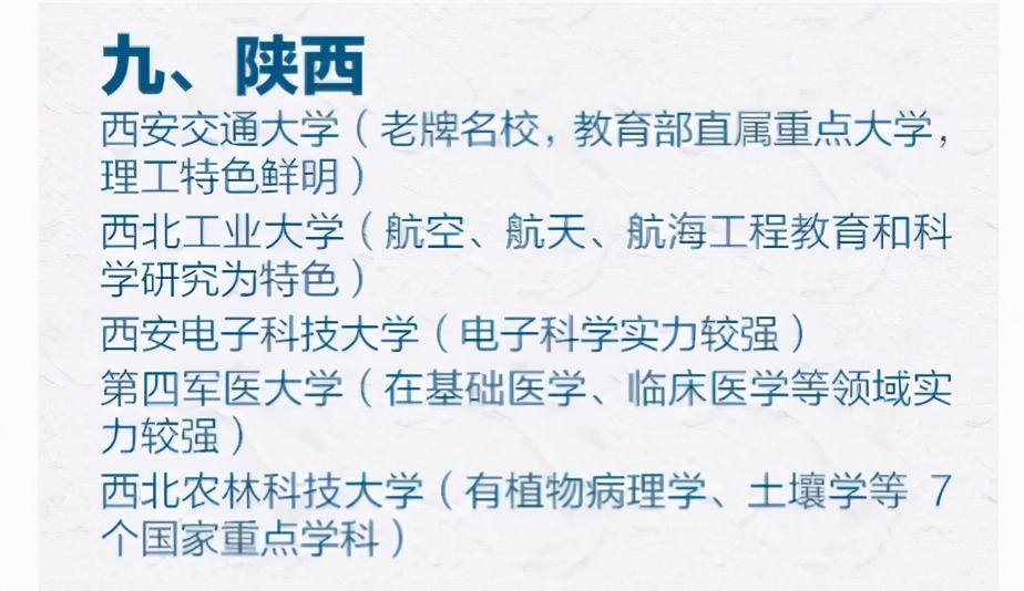 陕西最好15所大学排名,陕西综合实力最强的十所大学
