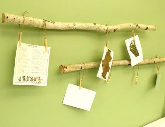 100种创意树枝,幼儿园手工装扮树枝