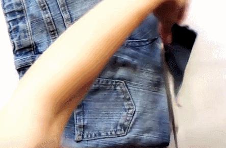 裤腰大了怎么裁剪改小窍门,裤腰小了别慌