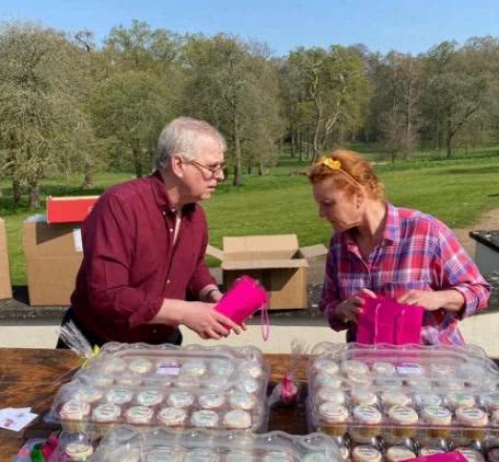 安德鲁王子和贝克汉姆长子同做纸杯蛋糕献爱心，风评很重要