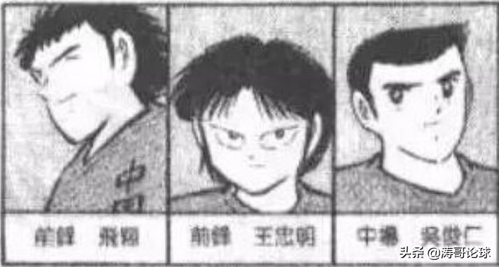 80年代的日本动漫足球小将,足球小将世青篇日本队队员