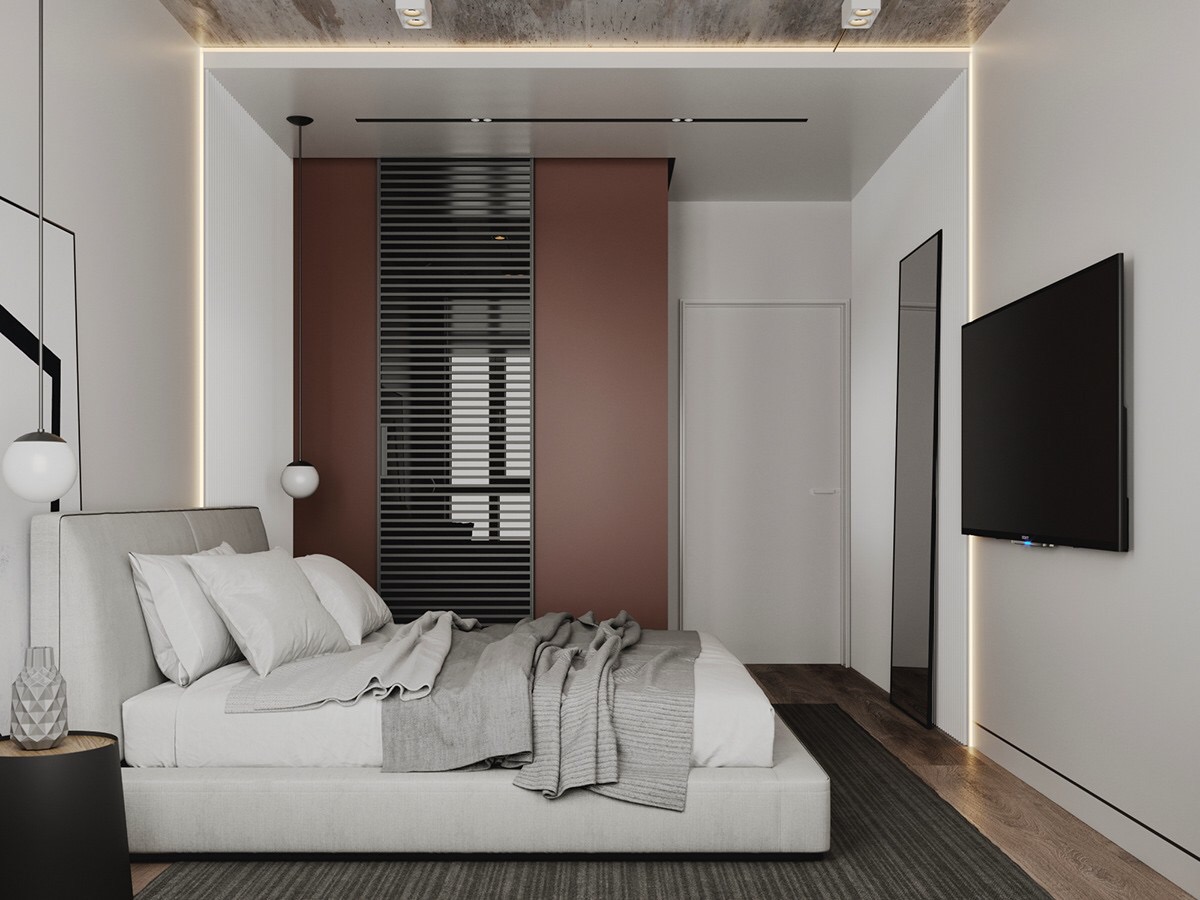 小户型餐厅客厅一体化装修简约风,客厅厨房一体小户型现代简约装修