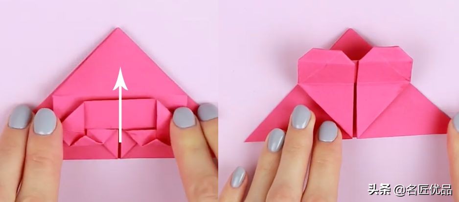 手工折心的制作方法,折一张纸手工大全