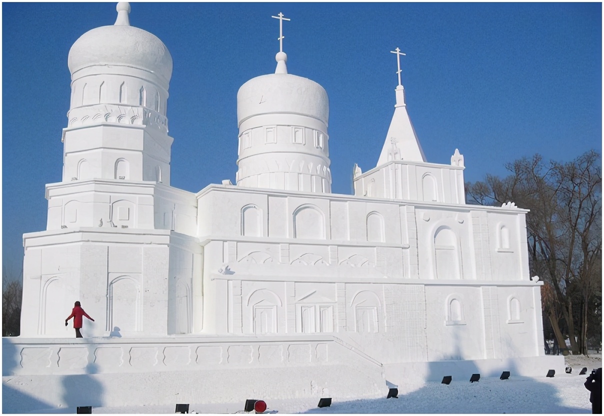 哈尔滨太阳岛冰雕,哈尔滨太阳岛雪景