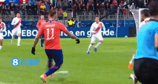 美洲杯门将倒挂进球,美洲杯门将