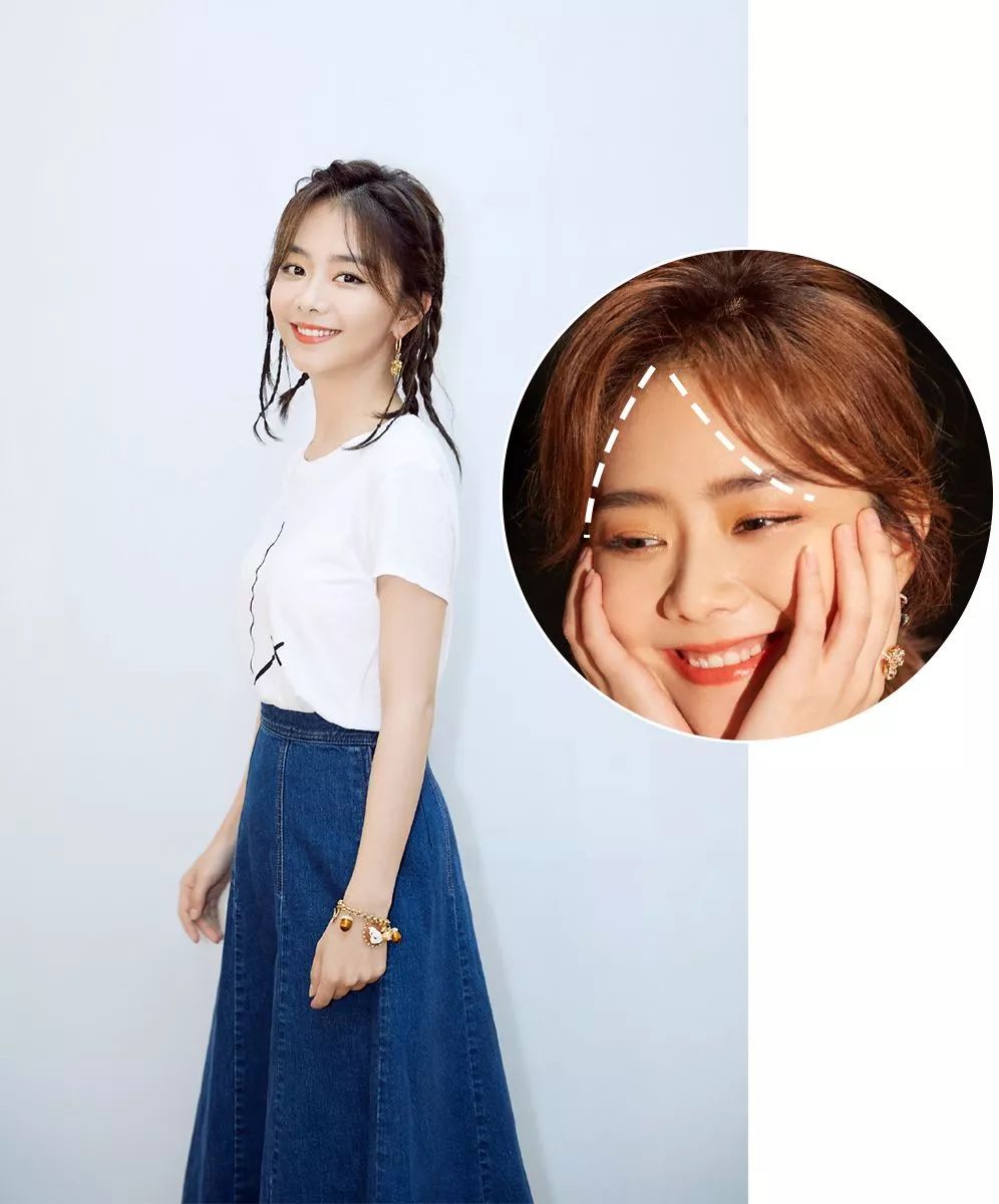 大脸盘适合什么样式的刘海,大脸妹子也能驾驭的八字刘海