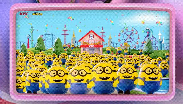 惊喜61所有厦门人去了肯德基都哈哈哈笑不停!原来是小黄人和龚俊