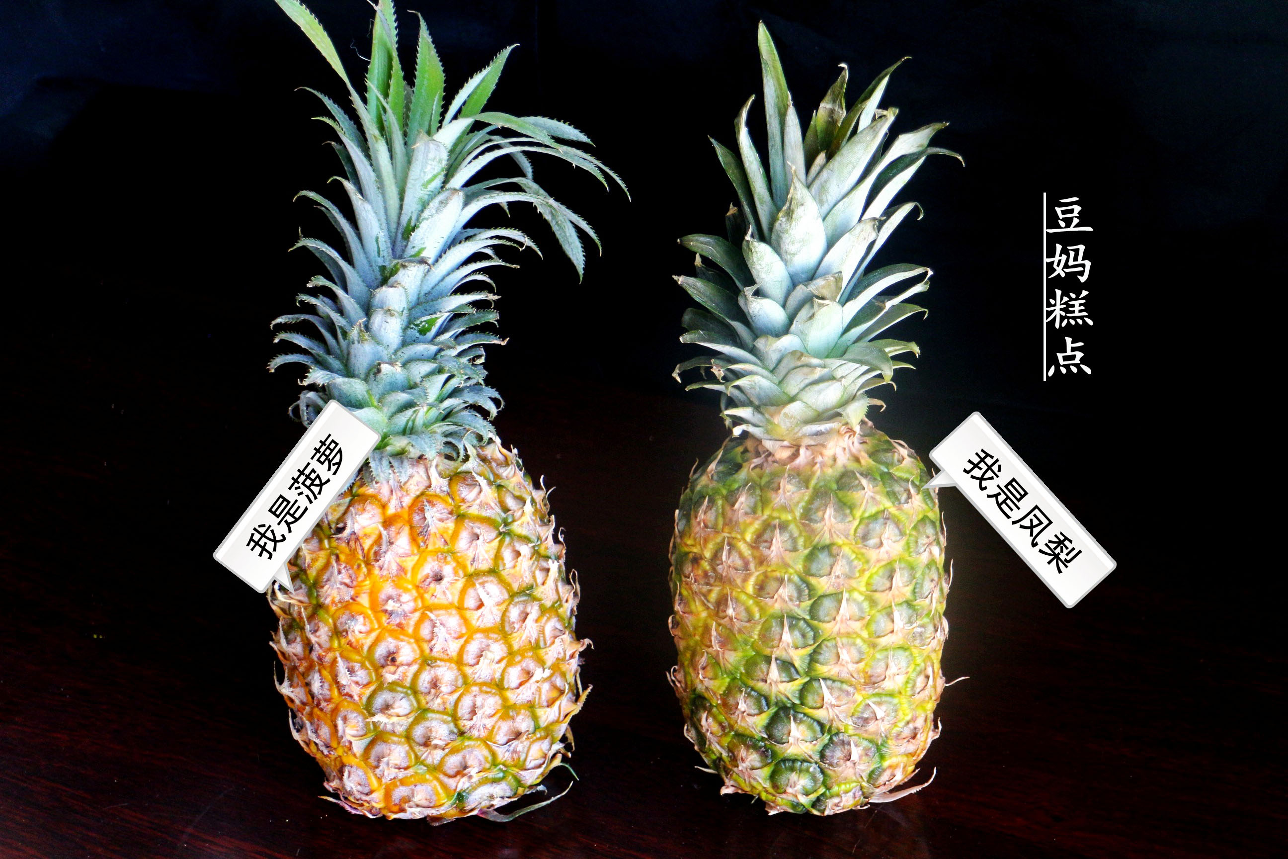 菠萝和凤梨的区别如何挑选,菠萝凤梨的鉴别图解