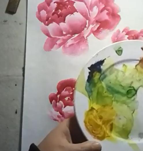 干货！简单的写意牡丹画法步骤，看完的人都会画了，您学会了么？