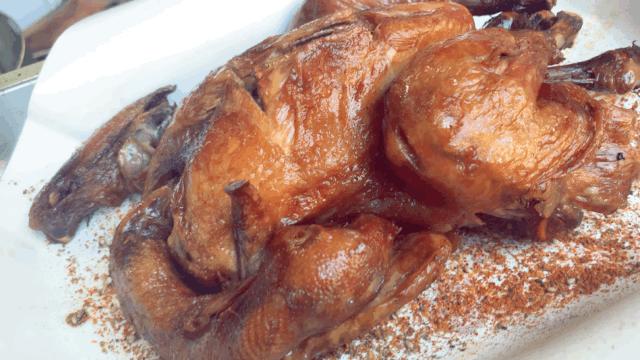 先卤后炸的火锅鸡,先卤后炸全鸡图片