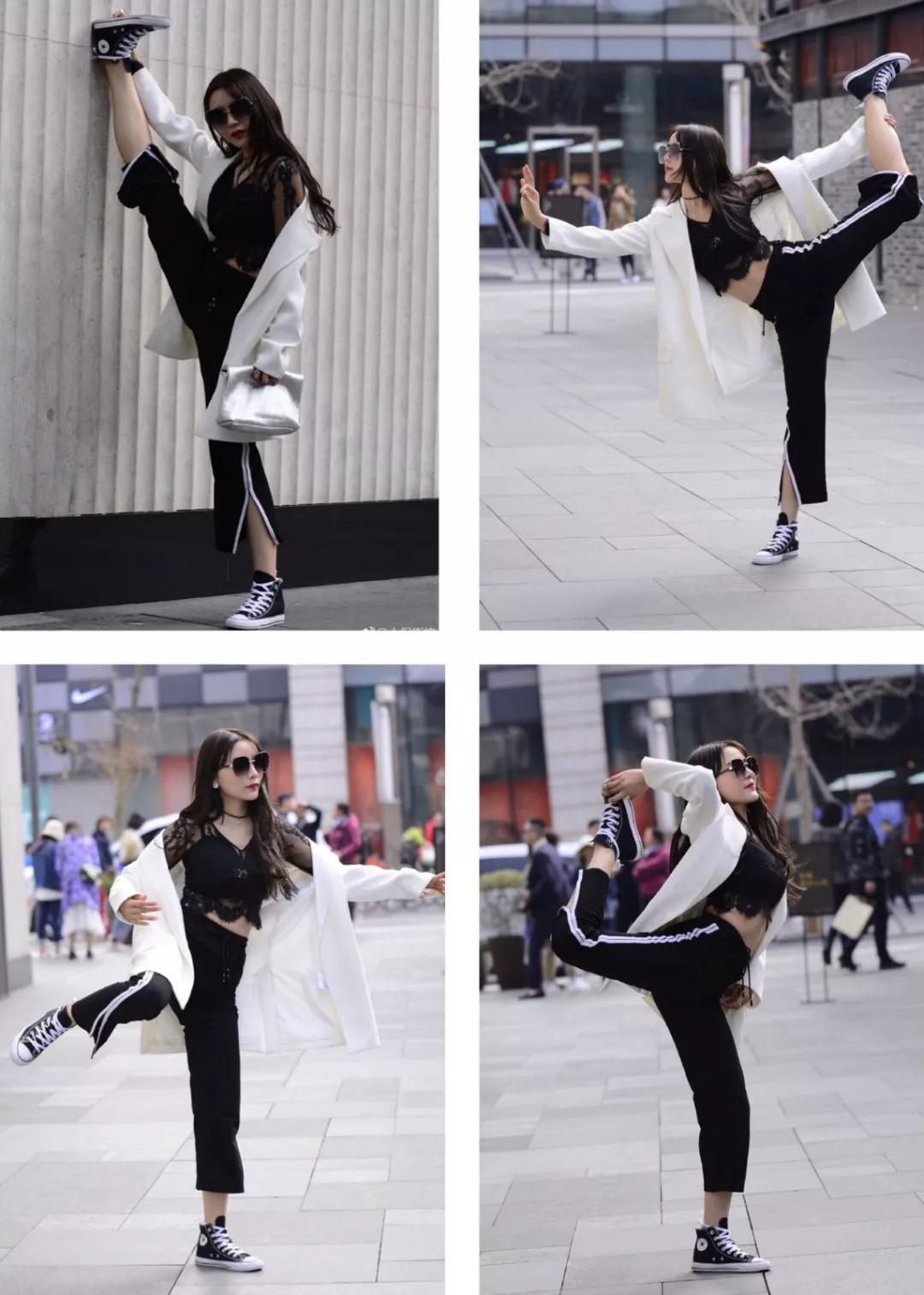 *朝特天**色的时尚街拍，你怎么看这种风尚？