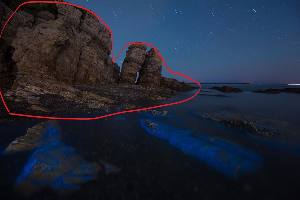 拍摄荧光海滩参数和技巧,夜晚怎么拍荧光海