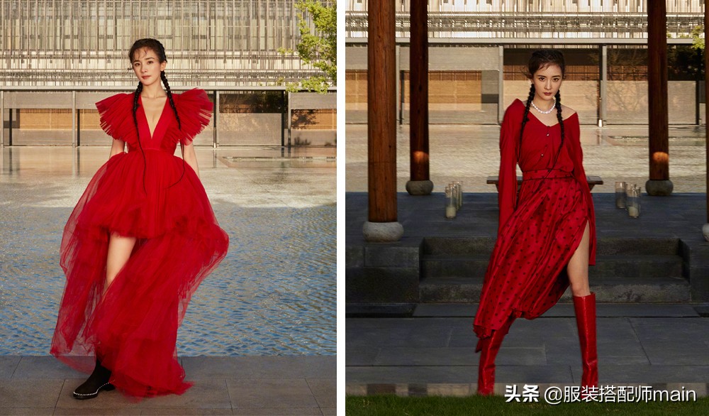 杨幂镂空v领白毛衣图片,杨幂v领针织衫温柔爆表