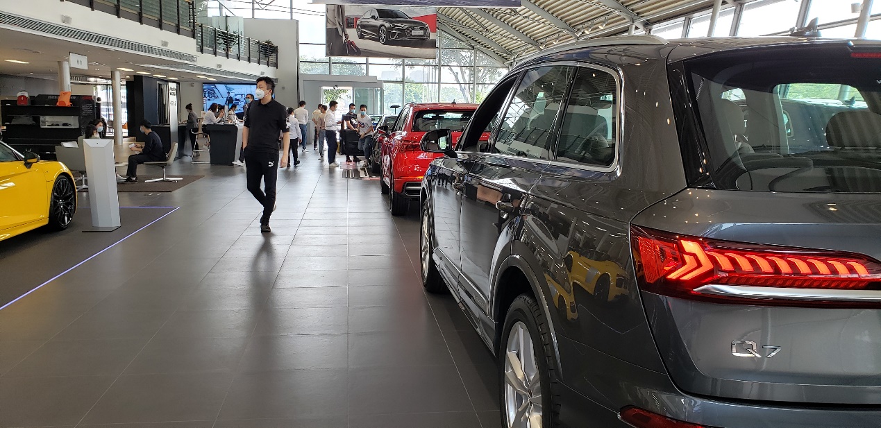 探访奥迪4s店奥迪a3多少钱,参观奥迪4s店