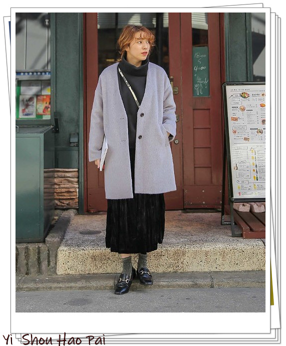 10款纯色系大衣的配色方案,5种颜色大衣25种日系look内搭