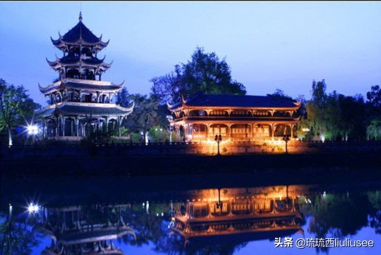 九眼桥酒吧一条街夜景图片,九眼桥酒吧文化街区