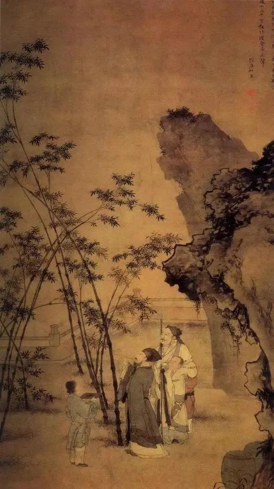 除了吃竹笋，竹筒饭，中国绘画大师们笔下的墨竹也十分有味道