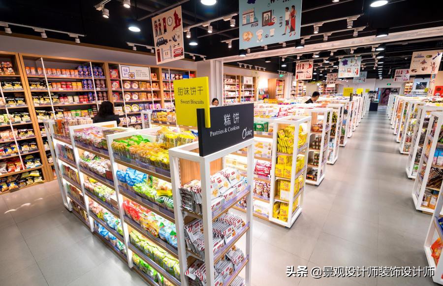 商场店铺设计案例图纸,超市设计图解大全