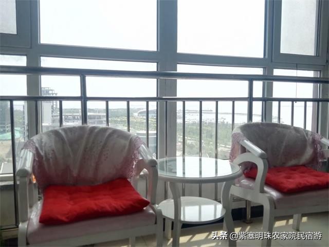 唐山乐亭月岛海之蓝海景公寓，凉爽的海风令人心旷神怡