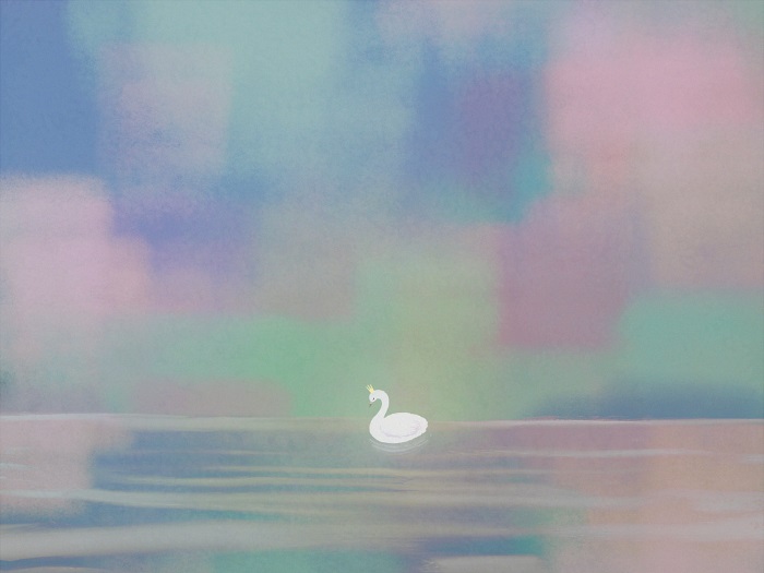 类似于粉兔兔的插画,兔耳少女插画日本