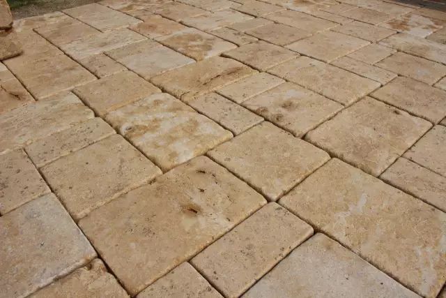 法国莱姆石石材,花园莱姆石效果