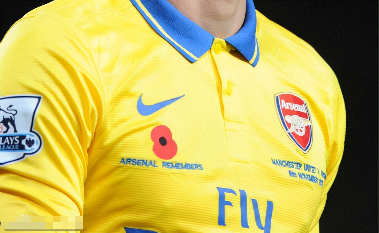 英超球队胸前小红花,英超球衣胸前广告