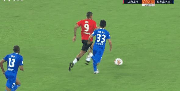 破门永昌2-1反超比分,永昌对上港进球