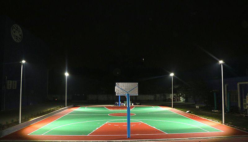 球场投光灯安装,球场装灯