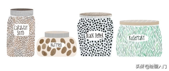 关于《童年》的插画作品,童年我和姥姥手绘插画