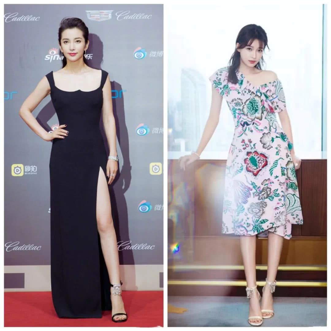 杨幂和肯豆现在的照片,杨幂与肯豆穿的高跟鞋