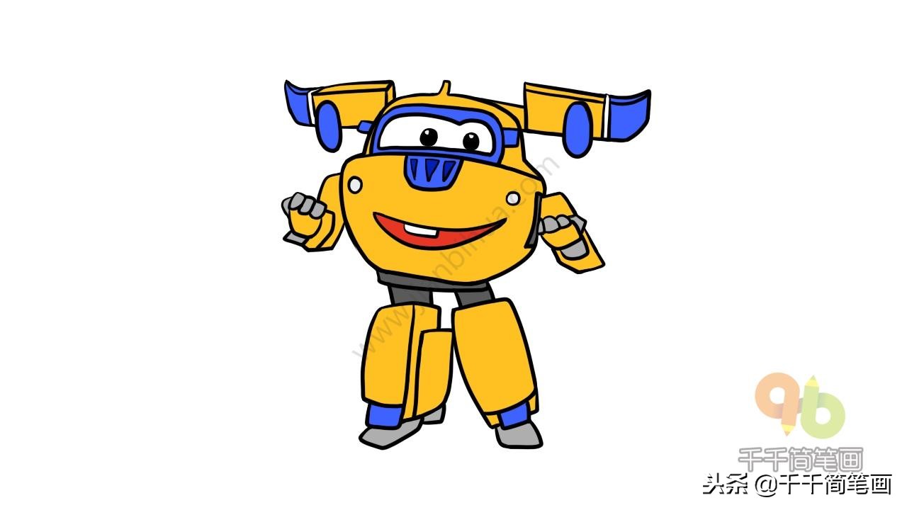 超级飞侠中的所有飞侠简笔画,超级飞侠小猪佩奇简笔画视频