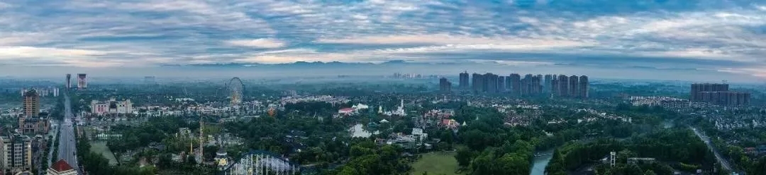 温江区幸福感城市,温江最美公园城市